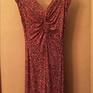 Tiana B Sleeveless Multi-Color Abstract Dress